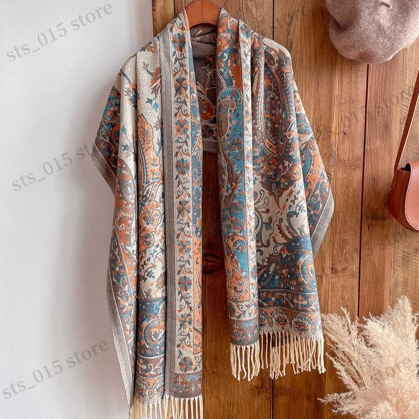 shawls ethnic style women floral print scarf ladies long hijab head wrap winter pashmina shawl fringed scarves 2023 t230901, Blue;gray
shawls ethnic style women floral print scarf ladies long hijab head wrap winter pashmina shawl fringed scarves 2023 t230901, Blue;gray