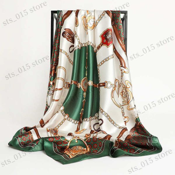 scarves 2023 silk shawl square scarf for women print headband foulard satin hijab hair bands neckerchief female head wraps bandana t230425, Blue;gray
scarves 2023 silk shawl square scarf for women print headband foulard satin hijab hair bands neckerchief female head wraps bandana t230425, Blue;gray