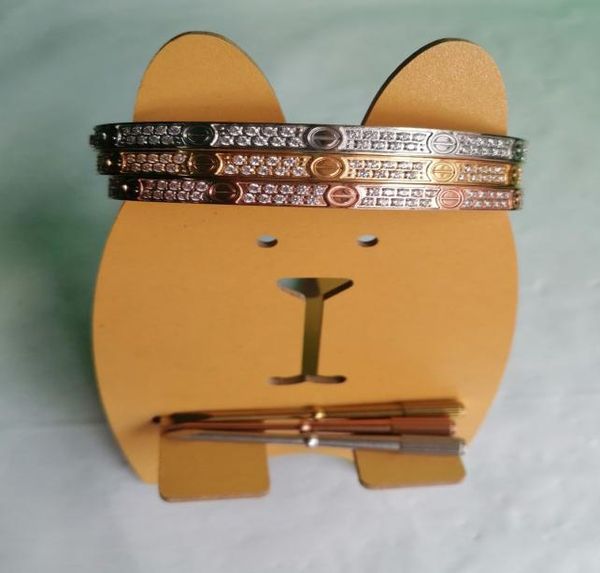 fashion jewelry stainless steel bangle full diamond bracelet for women female two row zirconia stone bangles gold silverrose gold3023463, Black
fashion jewelry stainless steel bangle full diamond bracelet for women female two row zirconia stone bangles gold silverrose gold3023463, Black