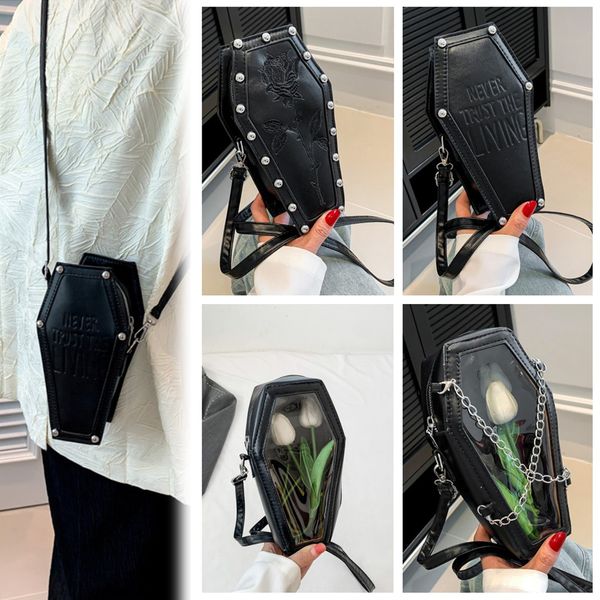 evening bag crossbody bag gothic coffin shape phone shoulder halloween pu underarm for girl cosplay make up cosmetic 230830
evening bag crossbody bag gothic coffin shape phone shoulder halloween pu underarm for girl cosplay make up cosmetic 230830