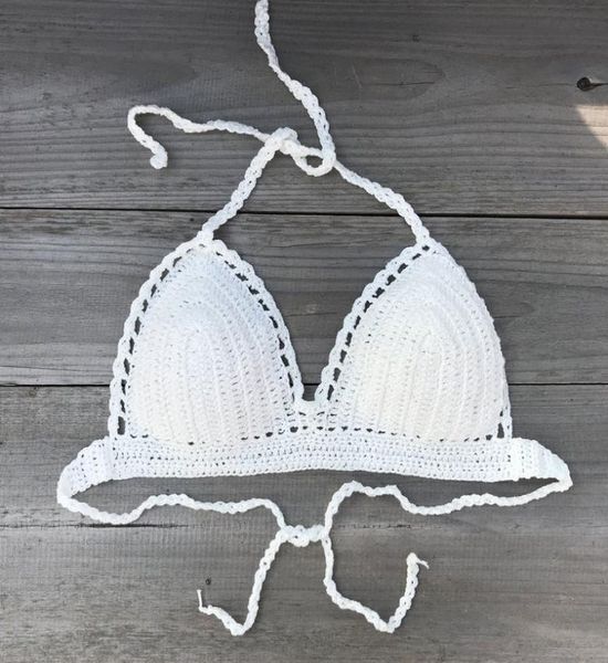 boho clothing handmade crochet bikini swimming beach trikini 0045660223, White;black
boho clothing handmade crochet bikini swimming beach trikini 0045660223, White;black