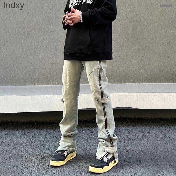 men's jeans half fake zippers men slim street funny punk hip hop streetwear denim pants summer fashion spliced vintage y2k trousers, Blue
men's jeans half fake zippers men slim street funny punk hip hop streetwear denim pants summer fashion spliced vintage y2k trousers, Blue