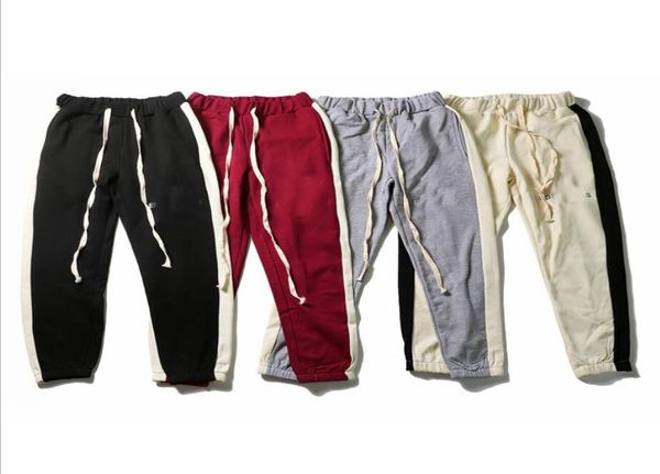 super correct version pants fog double line s bieber same two color stitching spring and summer trousers fashion2259985, Black
super correct version pants fog double line s bieber same two color stitching spring and summer trousers fashion2259985, Black