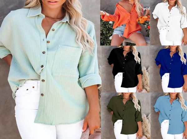 spring autumn women white loose blouses fashion turndown collar long sleeve button up shirt ladies casual simple big pocket 827502
spring autumn women white loose blouses fashion turndown collar long sleeve button up shirt ladies casual simple big pocket 827502
