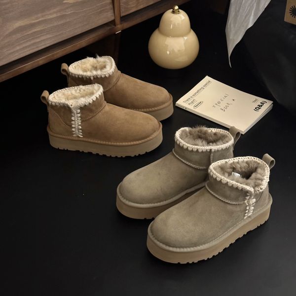 2023 winter platform snow boots women classic ultra mini weave boot tasman tazz designer fur furry warm booties ugglies shoes suede wool win, Black
2023 winter platform snow boots women classic ultra mini weave boot tasman tazz designer fur furry warm booties ugglies shoes suede wool win, Black