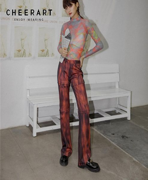 cheerart blood red detachable long pants summer trousers women wide leg pants psychedelic print street wear fashion pants 2011132417812, Black;white
cheerart blood red detachable long pants summer trousers women wide leg pants psychedelic print street wear fashion pants 2011132417812, Black;white