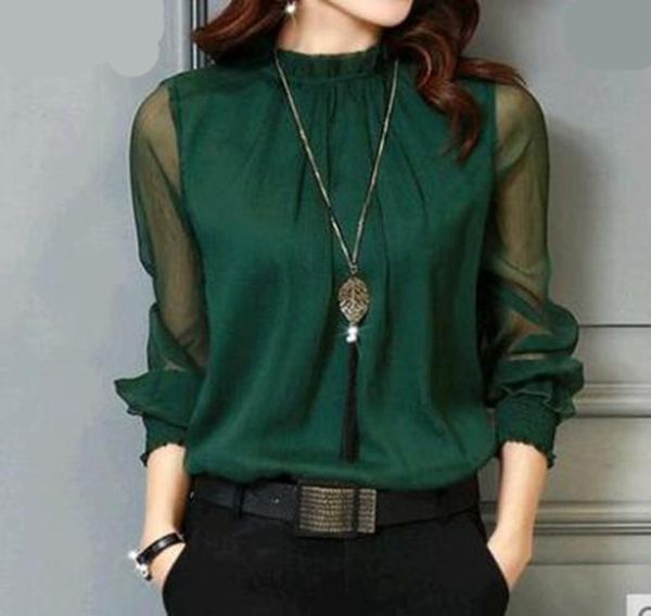 chiffon blouse new women long sleeve stand neck work wear shirts elegant lady casual blouses womens blusas plus size7437296, White
chiffon blouse new women long sleeve stand neck work wear shirts elegant lady casual blouses womens blusas plus size7437296, White