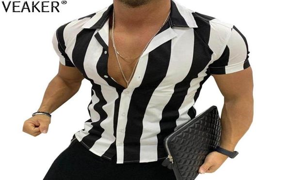 2019 new men039s slim fit striped shirts male casual streetwear high street shirt men summer short sleeves shirt m3x1782527, White;black
2019 new men039s slim fit striped shirts male casual streetwear high street shirt men summer short sleeves shirt m3x1782527, White;black