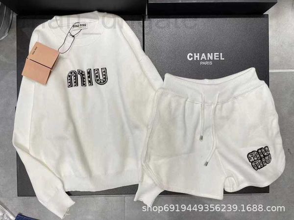 womens two piece pants designer new niche trendy brand pearl diamond sweater set, simple and elegant, fashionable casual style, White
womens two piece pants designer new niche trendy brand pearl diamond sweater set, simple and elegant, fashionable casual style, White