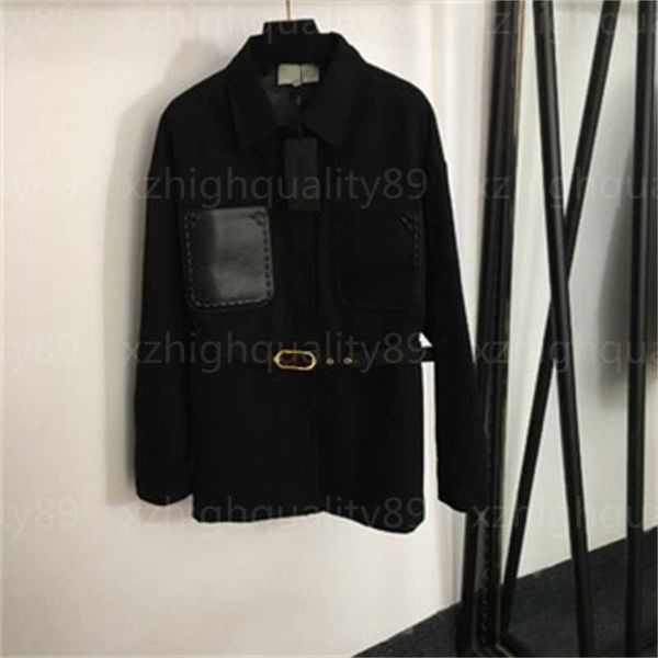 jackets womens coats designer women denim jacket metal waist buckle patchwork leather pockets long sleeve denims shirt coat designers womens, Black;brown
jackets womens coats designer women denim jacket metal waist buckle patchwork leather pockets long sleeve denims shirt coat designers womens, Black;brown
