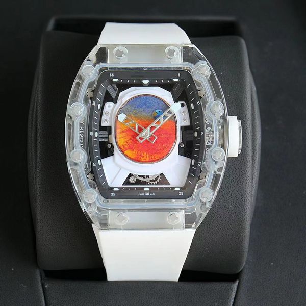 52-05 japan miyota nh automatic mens watch crystal transparent case mars valles marineris dial blue rubber strap, Slivery;brown
52-05 japan miyota nh automatic mens watch crystal transparent case mars valles marineris dial blue rubber strap, Slivery;brown