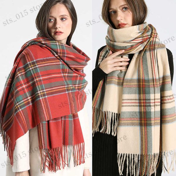 scarves luxury plaid scarf winter warm cashmere women long pashmina foulard female scarves lady tassel shawl wraps 2022 design new t230425, Blue;gray
scarves luxury plaid scarf winter warm cashmere women long pashmina foulard female scarves lady tassel shawl wraps 2022 design new t230425, Blue;gray