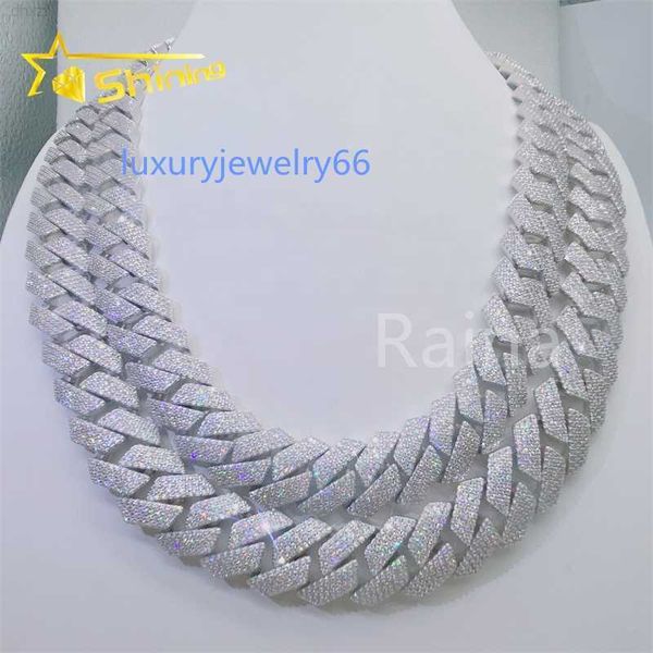 iced out fashion jewelry vvs moissanite necklace 925 sterling silver 18mm diamond cuban link chain
iced out fashion jewelry vvs moissanite necklace 925 sterling silver 18mm diamond cuban link chain