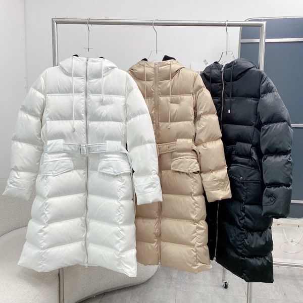 fashion women down long jackets winter warm parkas puffer coats slim fit belt waist down jacket hooded puffy coats womens streetwear h24, Black
fashion women down long jackets winter warm parkas puffer coats slim fit belt waist down jacket hooded puffy coats womens streetwear h24, Black