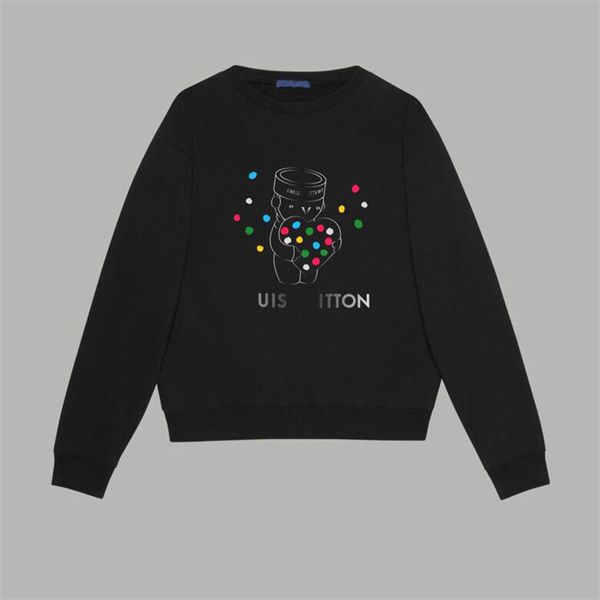 2023 autumn and winter new men's and women's pure cotton sweater letter printing pullover loose fit fashion and comfortable p265, Black;brown
2023 autumn and winter new men's and women's pure cotton sweater letter printing pullover loose fit fashion and comfortable p265, Black;brown