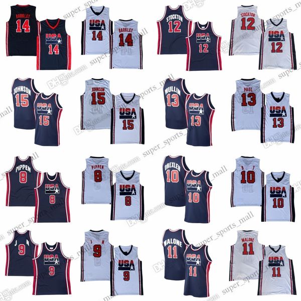 1992 retro basketball jerseys 7 bird 5 robinson 10 drexler 8 pippen 11 malone 12 stockton 13 mullin 15 johnson 14 barkley 4 laettner stitche, Black;red
1992 retro basketball jerseys 7 bird 5 robinson 10 drexler 8 pippen 11 malone 12 stockton 13 mullin 15 johnson 14 barkley 4 laettner stitche, Black;red