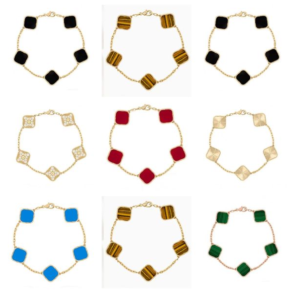 designer jewelry fashion designer bracelet new four-leaf clover bracelet women's five-flower shellfish lucky grass bracelet girls gift, Black
designer jewelry fashion designer bracelet new four-leaf clover bracelet women's five-flower shellfish lucky grass bracelet girls gift, Black