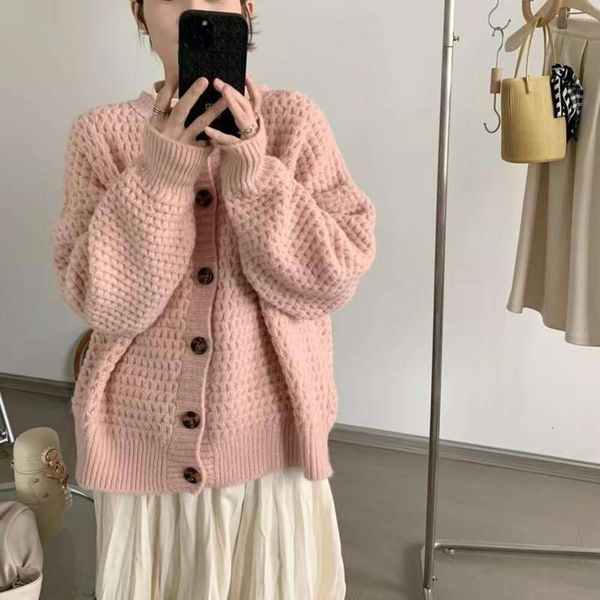 pure color sweater coat for women design sense niche autumn and winter japanese loose lazy wind cardigan thick, White;black
pure color sweater coat for women design sense niche autumn and winter japanese loose lazy wind cardigan thick, White;black