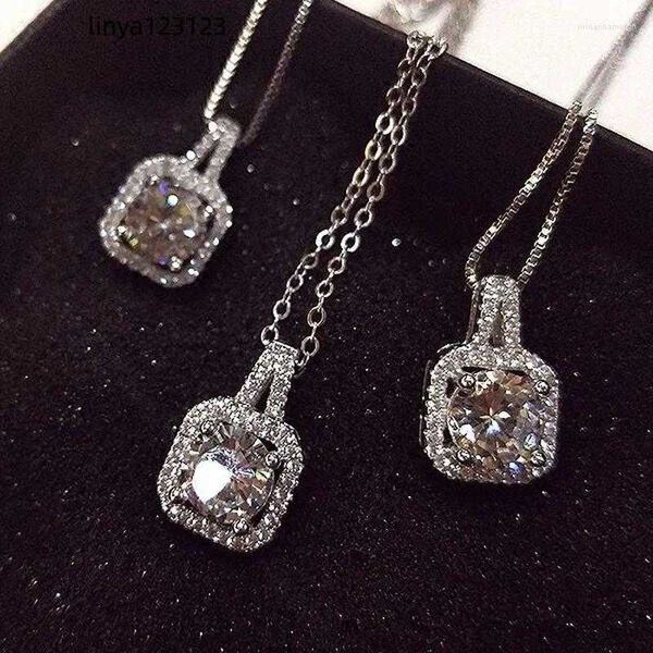 pendant necklaces 2ct lab diamond solitaire necklace tibetan silver choker statement women 925 jewelry with box chain
pendant necklaces 2ct lab diamond solitaire necklace tibetan silver choker statement women 925 jewelry with box chain
