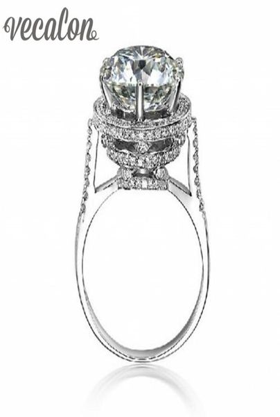 vecalon 2016 brand design female crown ring 5ct simulated diamond cz 925 sterling silver engagement wedding band ring for women3381711, Slivery;golden
vecalon 2016 brand design female crown ring 5ct simulated diamond cz 925 sterling silver engagement wedding band ring for women3381711, Slivery;golden