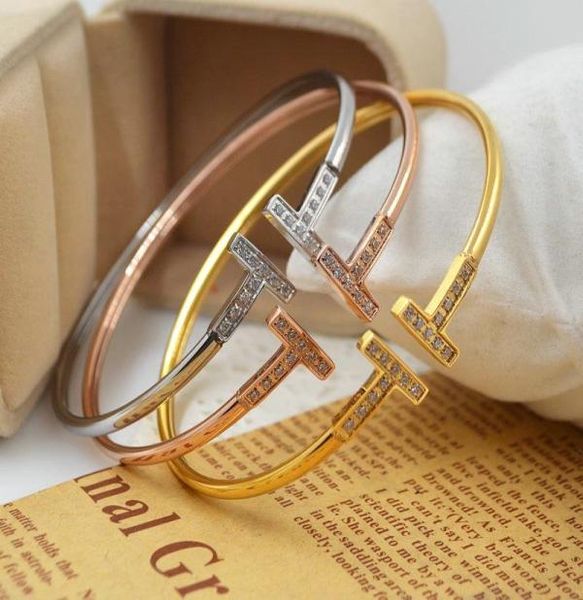 silver cuff bangle woman microscope zircon 18 k gold plated double t letter opening bracelet bangle for women fashion jewelry1386151, Black
silver cuff bangle woman microscope zircon 18 k gold plated double t letter opening bracelet bangle for women fashion jewelry1386151, Black