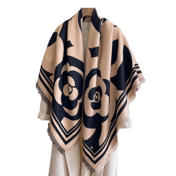 scarves autumn and winter luxury design scarf women 128*130cm windproof thick scarf outdoor soft keep warm scarf for lady 230831, Blue;gray
scarves autumn and winter luxury design scarf women 128*130cm windproof thick scarf outdoor soft keep warm scarf for lady 230831, Blue;gray