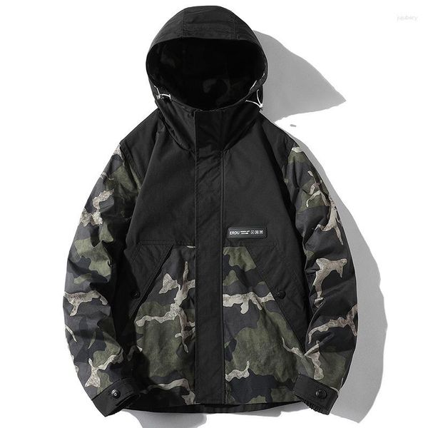 men's jackets men street camo bomber jacket cotton chaqueta 2023 hooded camouflage casual windbreaker steetwear hip hop patchwork coats, Black;brown
men's jackets men street camo bomber jacket cotton chaqueta 2023 hooded camouflage casual windbreaker steetwear hip hop patchwork coats, Black;brown