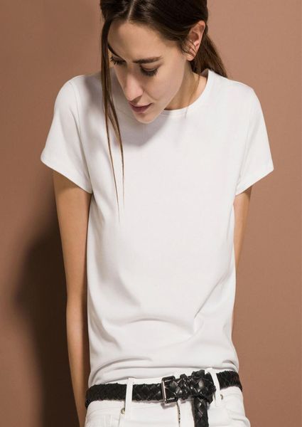 in the summer of 2019 simple white tshirts with short sleeves and plain colors were made of thin ice porcelain cotton bottoms2457957
in the summer of 2019 simple white tshirts with short sleeves and plain colors were made of thin ice porcelain cotton bottoms2457957