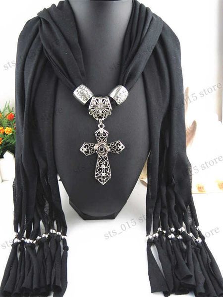 scarves new statement necklace fashion women scarf necklace tassel bead crystal vintage cross pendant scarf necklaces pendants t230425, Blue;gray
scarves new statement necklace fashion women scarf necklace tassel bead crystal vintage cross pendant scarf necklaces pendants t230425, Blue;gray