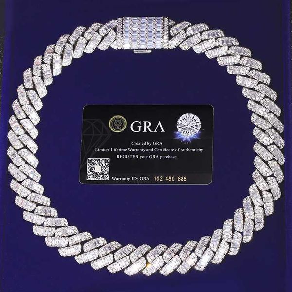 hip hop fine jewelry baguette diamond men necklace sterling silver vvs moissanite luxury cuban link chain
hip hop fine jewelry baguette diamond men necklace sterling silver vvs moissanite luxury cuban link chain