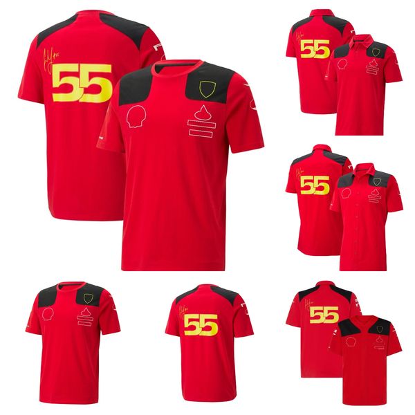 f1 formula one racing suit 2023 new red t-shirt short sleeve lapel shirt polo shirt quick-drying team suit can be customized.
f1 formula one racing suit 2023 new red t-shirt short sleeve lapel shirt polo shirt quick-drying team suit can be customized.