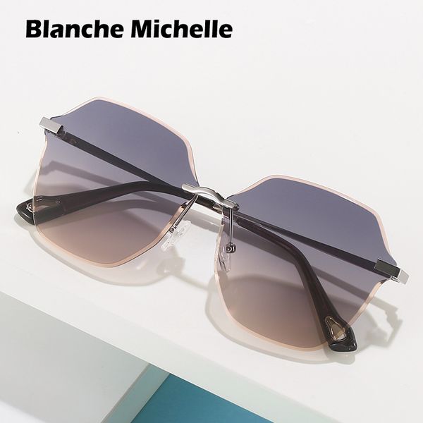 fashion sunglasses frames rimless for women uv400 vintage sun glasses brand designer eyewear woman oculos with box 230831, Black
fashion sunglasses frames rimless for women uv400 vintage sun glasses brand designer eyewear woman oculos with box 230831, Black