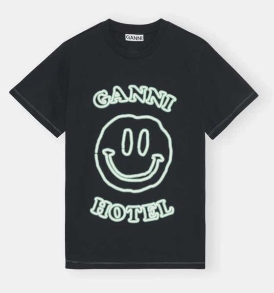 ganni designer t shirt rainbow pattern letter short sleeve womens classic printed casual loose t-shirt 2023 tee shirt, White
ganni designer t shirt rainbow pattern letter short sleeve womens classic printed casual loose t-shirt 2023 tee shirt, White
