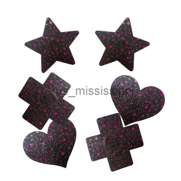 breast pad 10 pairslot women summer black glitter purple dot nipple cover disposable breast pasties invisible bra stickers x0831
breast pad 10 pairslot women summer black glitter purple dot nipple cover disposable breast pasties invisible bra stickers x0831