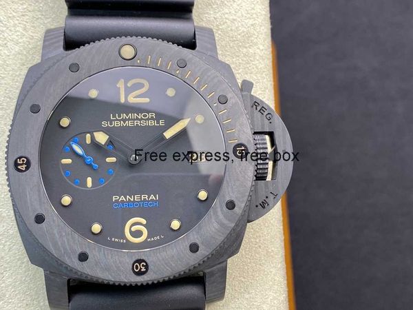 pam616 superclone vs luxury watches for mens mechanical pam00616 47mm wristwatch automatic men's designer carbon fiber case, Slivery;brown
pam616 superclone vs luxury watches for mens mechanical pam00616 47mm wristwatch automatic men's designer carbon fiber case, Slivery;brown
