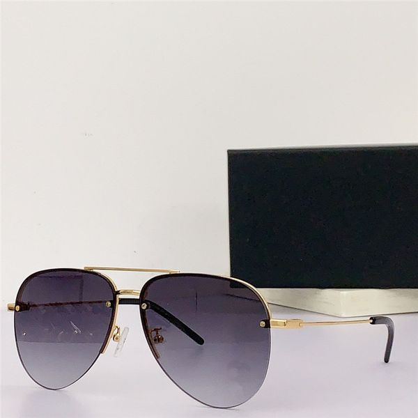 new fashion design pilot sunglasses 11m metal half frame rimless lens classic simple and popular style outdoor uv400 protection eyewear, White;black
new fashion design pilot sunglasses 11m metal half frame rimless lens classic simple and popular style outdoor uv400 protection eyewear, White;black