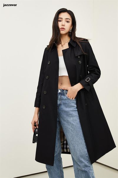 spring autumn trench coat women loose clothing outerwear double breasted long windbreaker sss, Tan;black
spring autumn trench coat women loose clothing outerwear double breasted long windbreaker sss, Tan;black