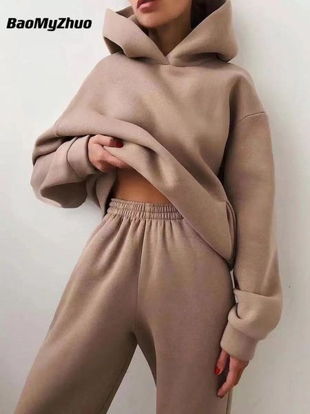 women's tracksuits winter two piece sets women tracksuit oversized suit autumn trouser suits female sweatshirt solid sports hoodie spor, Gray
women's tracksuits winter two piece sets women tracksuit oversized suit autumn trouser suits female sweatshirt solid sports hoodie spor, Gray