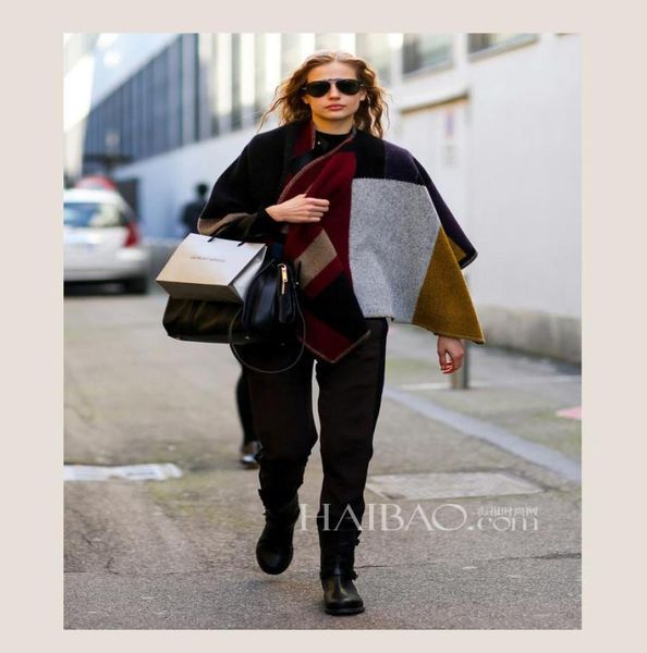 oversized sweater cardigan 2020 olivia palermo runway catwalk street snap knitted cardigan plaid cape poncho shawl women lady2798113, Black
oversized sweater cardigan 2020 olivia palermo runway catwalk street snap knitted cardigan plaid cape poncho shawl women lady2798113, Black