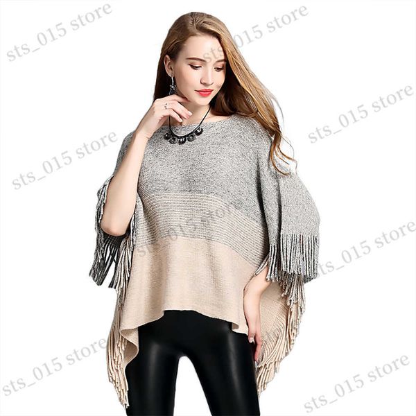 shawls women spring autumn shawl lady knitted wrap graduated color pullover with tassels loose sweater fall winter woolen yarn poncho t23090, Blue;gray
shawls women spring autumn shawl lady knitted wrap graduated color pullover with tassels loose sweater fall winter woolen yarn poncho t23090, Blue;gray
