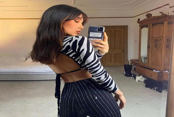 animal zebra print backless cropped sweater women long sleeve turtleneck knitwear ladies fashion crop tees streetwear wo2123845, White;black
animal zebra print backless cropped sweater women long sleeve turtleneck knitwear ladies fashion crop tees streetwear wo2123845, White;black