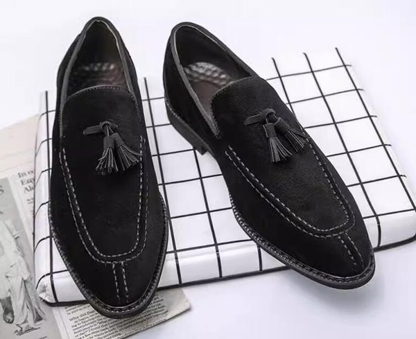 loafers men shoes artificial suede solid color round toe flat heel casual fashion bow decoration simple comfortable breathable peas shoes si, Black
loafers men shoes artificial suede solid color round toe flat heel casual fashion bow decoration simple comfortable breathable peas shoes si, Black