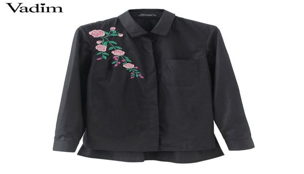 women retro flower embroidery striped blouse long sleeve black shirts turn down collar brand ladies blusas lt15117862445, White
women retro flower embroidery striped blouse long sleeve black shirts turn down collar brand ladies blusas lt15117862445, White
