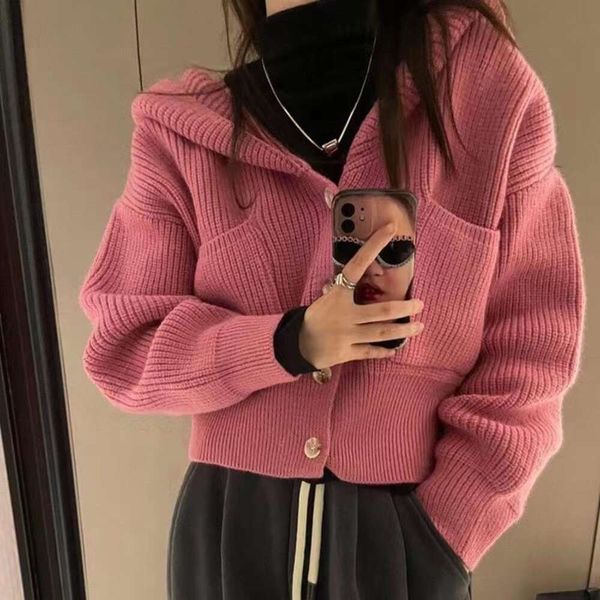spring and autumn hooded sweater coat womens clothing wholesale lazy wind gentle loose outside, White;black
spring and autumn hooded sweater coat womens clothing wholesale lazy wind gentle loose outside, White;black