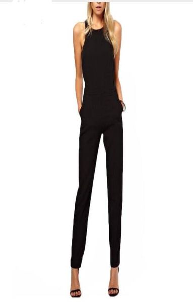 2018 summer rompers womens jumpsuit ladies casual elegant sleeveless long trousers overalls black jumpsuit plus size5226012, Black;white
2018 summer rompers womens jumpsuit ladies casual elegant sleeveless long trousers overalls black jumpsuit plus size5226012, Black;white