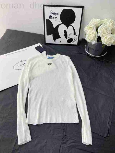 womens sweaters designer early autumn classic triangle decorative knitted underlay shirt slim fit and slender style versatile, White;black
womens sweaters designer early autumn classic triangle decorative knitted underlay shirt slim fit and slender style versatile, White;black