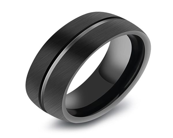 fashion black men039s 8mm classic flatbrushed center tungsten steel ring grooved wedding engagement band for men size 8115483829, Silver
fashion black men039s 8mm classic flatbrushed center tungsten steel ring grooved wedding engagement band for men size 8115483829, Silver