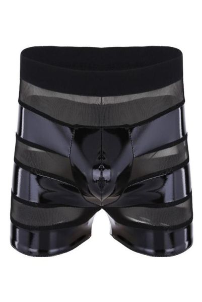 underpants mens erotic lingerie leather underwear wetlook faux mesh patchwork stripe low rise boxer briefs gay panties7212171, Black;white
underpants mens erotic lingerie leather underwear wetlook faux mesh patchwork stripe low rise boxer briefs gay panties7212171, Black;white