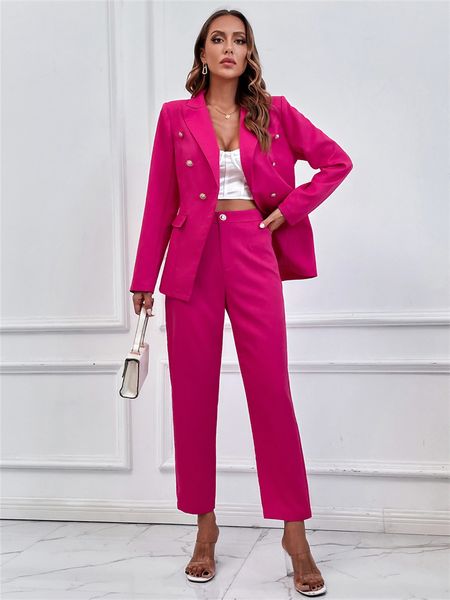 women s suits blazers spring autumn 2 pieces outfits v neck button long sleeve blazer and pant business casual set jackets for women 230228, White;black
women s suits blazers spring autumn 2 pieces outfits v neck button long sleeve blazer and pant business casual set jackets for women 230228, White;black