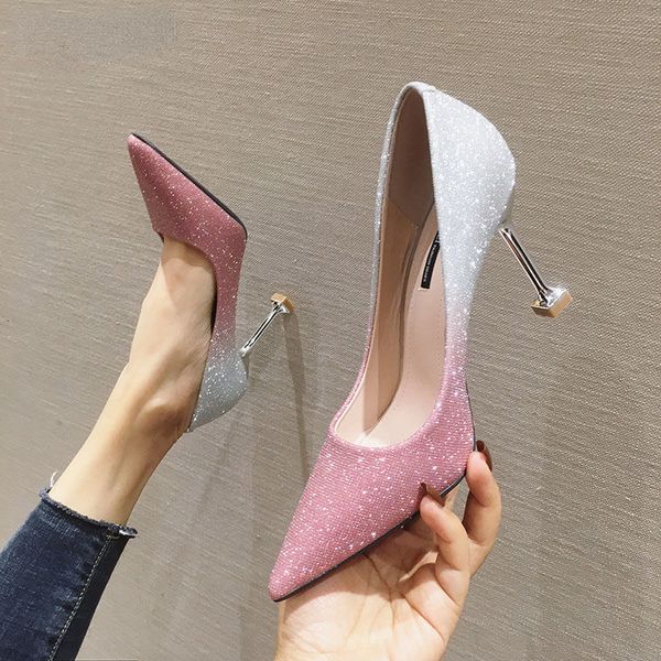 dress shoes cozok crystal sequins head toe net red french stiletto gradient pink wedding single women's spring 230301, Black
dress shoes cozok crystal sequins head toe net red french stiletto gradient pink wedding single women's spring 230301, Black
